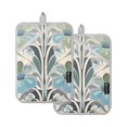 thumbnail image 7 of Yayeee Pot Holders Kitchen Heat Resistant with Pocket 7"x9.8" Cotton Oven Cooking Hot Pads, Vibrant Abstract Design, 7 of 7