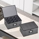 thumbnail image 5 of Caja de almacenamiento para copas de vino Aokeyee, 2 unidades, gris, con separadores, 5 of 7