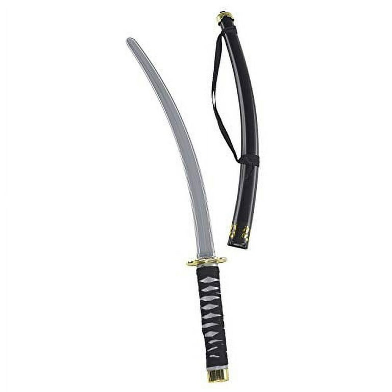 Amscan Accesorio de disfraz de espada ninja de plástico para adultos y  adolescentes, 29 pulgadas