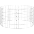 thumbnail image 3 of Outdoor Garden Round Gabion Basket Cage Planter Stand Patio Backyard Gabion Post Raised Bed Fencing, Circular Gabion Pole Galvanized Steel Ø39.4"x19.7", 3 of 13