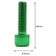 thumbnail image 3 of 6 tornillos para vástago de bicicleta M5 x 18 mm, cabeza Allen, tornillos para vástago MTB con arandela (verde), 3 of 5