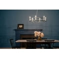 thumbnail image 6 of 52490PN Kichler Lighting Rosalind - 6 Light Chandelier In Traditional Style-6.5 Inches Tall and 33.25 Inches Wide-Polished Nickel Finish, 6 of 9