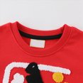thumbnail image 4 of Gerichy Toddler Baby Boy Girl Embroidery Outfit Pullover Sweatshirt Long Sleeve Crewneck Shirt Top Fall Winter Clothes 1T-7T, 4 of 5