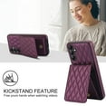 thumbnail image 4 of Crossbody Wallet Case for Samsung Galaxy S24 FE, RFID Blocking Protective Purse Case Cover with Card Holder Kickstand Shoulder Strap Lanyard Magnetic Closure for Samsung Galaxy S24 FE, Darkpurple, 4 of 8