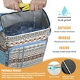 thumbnail image 2 of Retro Tribal Insulated Cooler Backpack - 20L Soft Cooler Bag, Rustic Home Decor for Picnic, 2 of 5