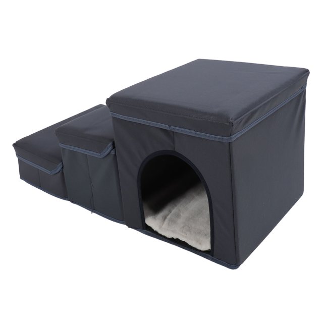 Escaleras Para Cachorros, Acogedor 2 Contenedores De Almacenamiento, Elegantes Escalones Para Mascotas, Decoración Del Hogar Para Gatos Y Sofás