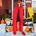 thumbnail image 2 of Capa con capucha Salvador para Cosplay de Halloween Navidad Rojo, 2 of 10