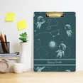 thumbnail image 4 of FMSHPON Astronauts Planets Clipboard Hardboard Wood Nursing Clip Board and Pull for Standard A4 Letter 13x9 inches, 4 of 6