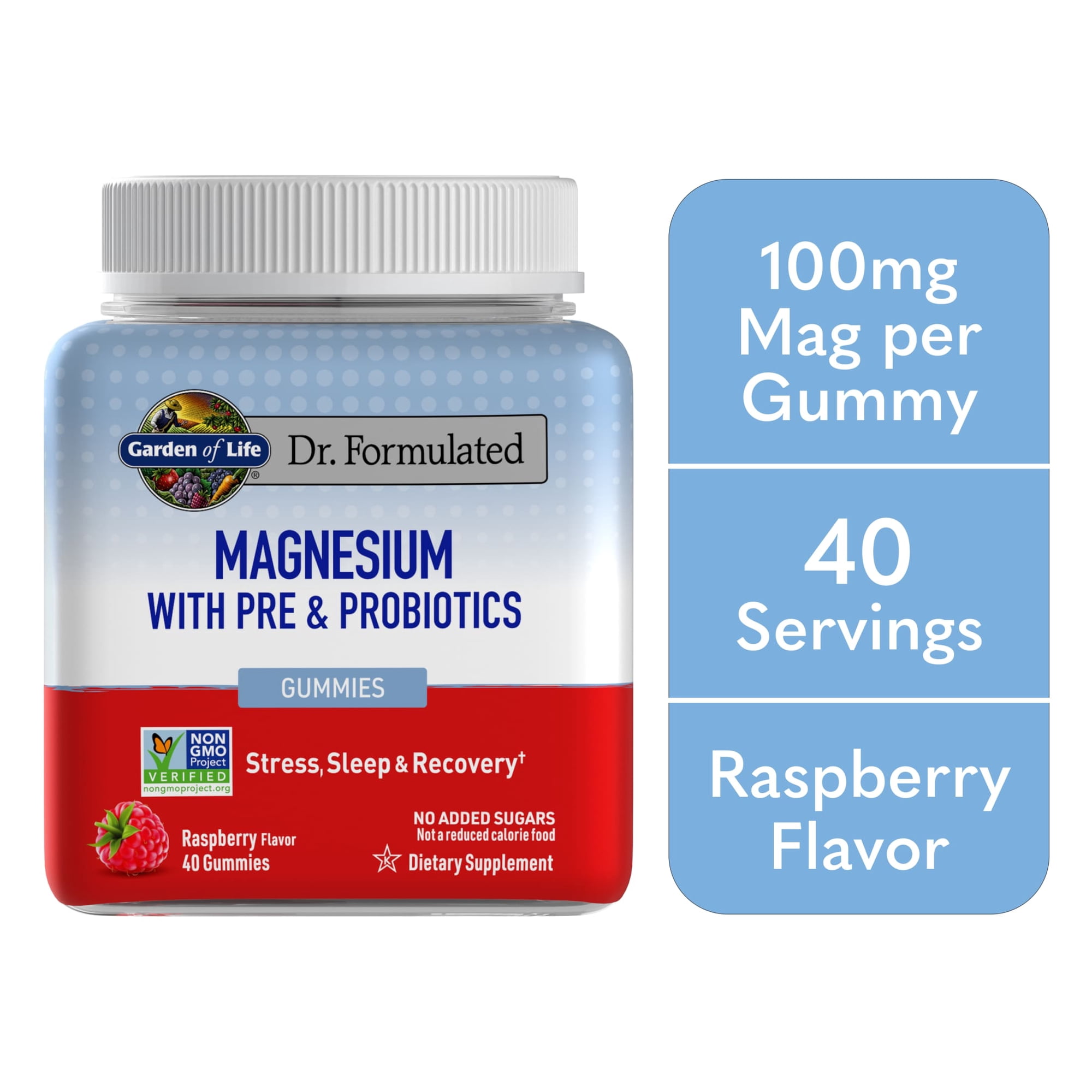 Garden of Life Dr. Formulated Magnesium Probiotic Gummies, 40ct