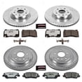 thumbnail image 3 of PowerStop Front and Rear Z26 Street Warrior Carbon-Fiber Ceramic Brake Pad and Drilled and Slotted Rotor Kit Fits: CADILLAC Select Models K7817-26, 3 of 9