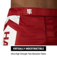 thumbnail image 3 of Hayabusa Men's Icon Mid-Thigh Fight Shorts - Red, X-Small, 3 of 5