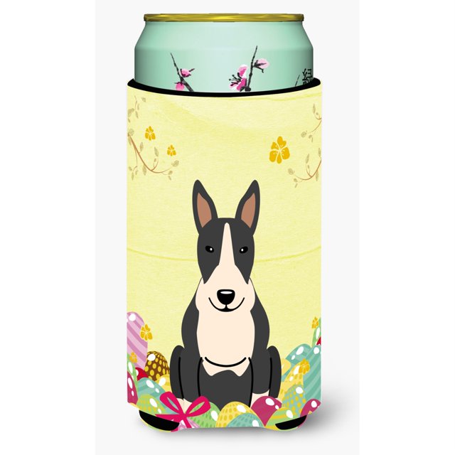 Aislador de Bebidas Bull Terrier Negro Blanco Caroline's Treasures Multicolor