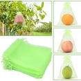 thumbnail image 1 of BEMS-50 Uds. Bolsas de red de frutas verdes de 15x20cm, protección de plantas de jardín, 1 of 5