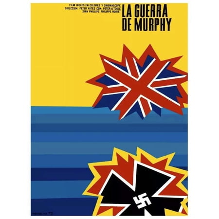La guerra de Murphy, Murphy's war Decor Poster.Graphic Art Interior design 24 x 36 Inch Poster