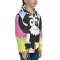 thumbnail image 3 of Lsque Bluey Patten Youth Hoodie Sweatshirt Pullover with Kangaroo Pocket Boys and Girls Hoodie Warm Hoodie for Kids, 3 of 8