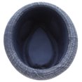 thumbnail image 5 of MIRMARU Men's Denim Washed Cotton Casual Vintage Style Fedora Sun Hat, 5 of 5