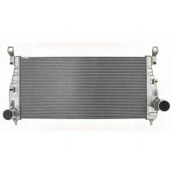 Turbo Intercooler Air Cooler - Compatible with 2001 - 2005 Chevy Silverado 2500 HD 6.6L V8 Diesel 2002 2003 2004