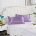 thumbnail image 2 of Zmeidao Silk Pillow Cases Satin Pillowcase For Hair And Skin, Pillowcases Standard Size Set Of 2, Silky And Soft Satin Pillowcovers 2 Pack (20x30 Inches), 2 of 8