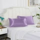 thumbnail image 1 of Funda de almohada de satén para cabello y piel, juego de 2 fundas de almohada de tamaño estándar y paquete de 2 fundas de almohada de satén suave (50,8 x 76,2 cm), 1 of 7