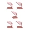 thumbnail image 2 of ziyahi Portable Soap Rack Leaf Shape Soap Cleaning Sponge Holder Drain Box Soap Drying Stand Rack with Suction Cups Soap Storage Box pink 5Set, 2 of 6