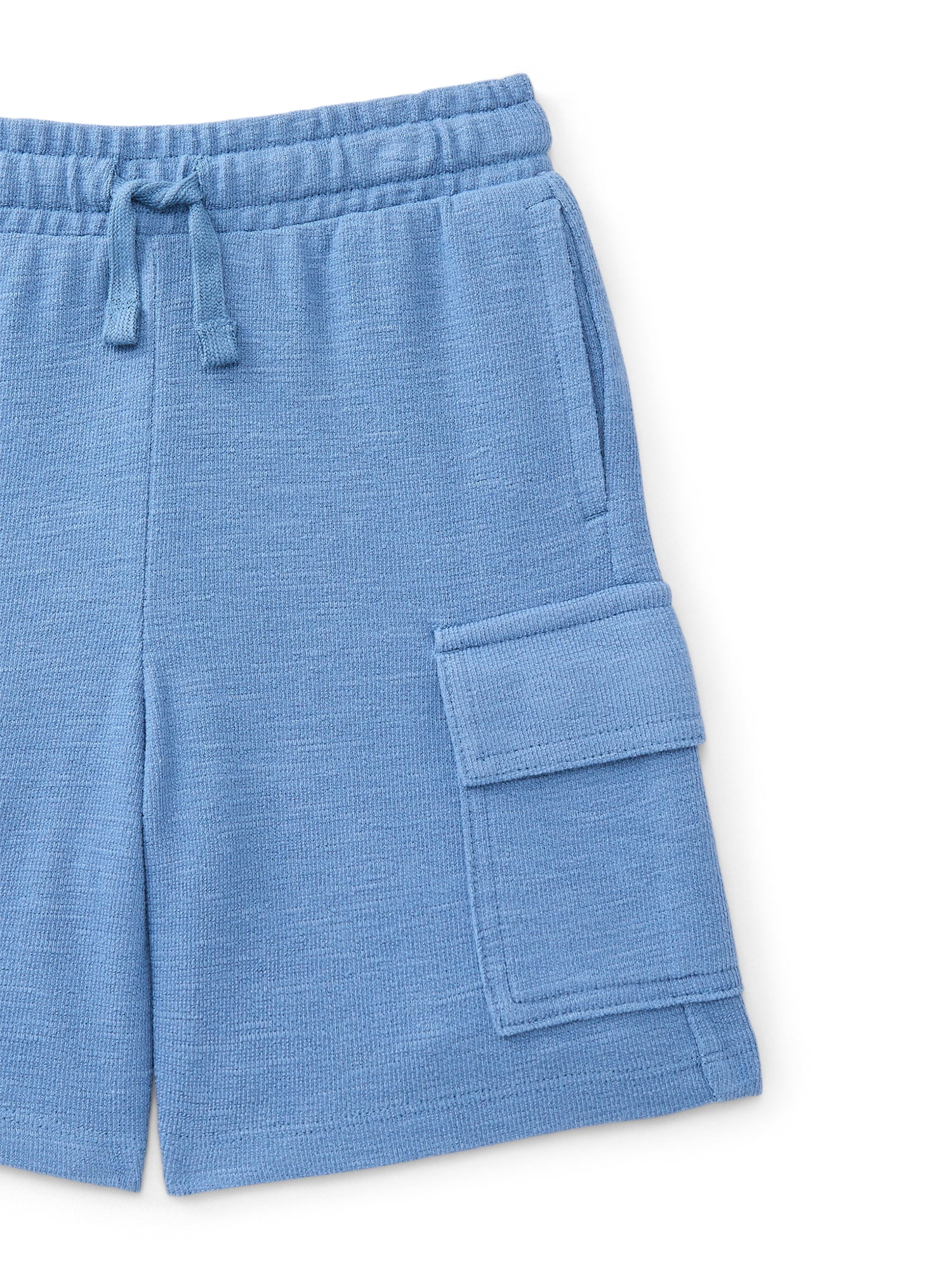 Wonder Nation Little Boys Knit Cargo Shorts, Sizes 4-10