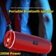 thumbnail image 4 of Altavoz Bluetooth Envolvente 3D de Audio Inalámbrico para Exteriores Caixa de Bluetooth 200W Graves Portátiles de Alta Potencia /FM (Rojo), 4 of 5