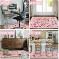 thumbnail image 6 of Office Chair Mat for Hardwood Floor 48"X 60" Office Rugs for Gaming Rolling Chairs Computer Desk Chair Non-Slip Boho Floral Protector Mats for Hard Floor & Tile Floor Decor, 6 of 6