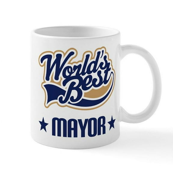 CafePress - Mayor Gift Mug - 11 oz Ceramic Mug - Novelty Coffee Tea Cup