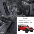 thumbnail image 2 of PIMCAR 2PCS Center Console Organizer for 2018-2025 2026 Wrangler JL/JLU & Gladiator JT, Gear Shift Side and Center Console Hanging Storage Box Durable Interior Accessories, 2 of 9