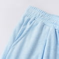 thumbnail image 5 of Chiccall Mens Solid Terry Casual Shorts Elastic Drawstring Waist Side Pockets Lightly Comfy Soft Fabric Summer Lounging Workout Shorts for Men, 5 of 7