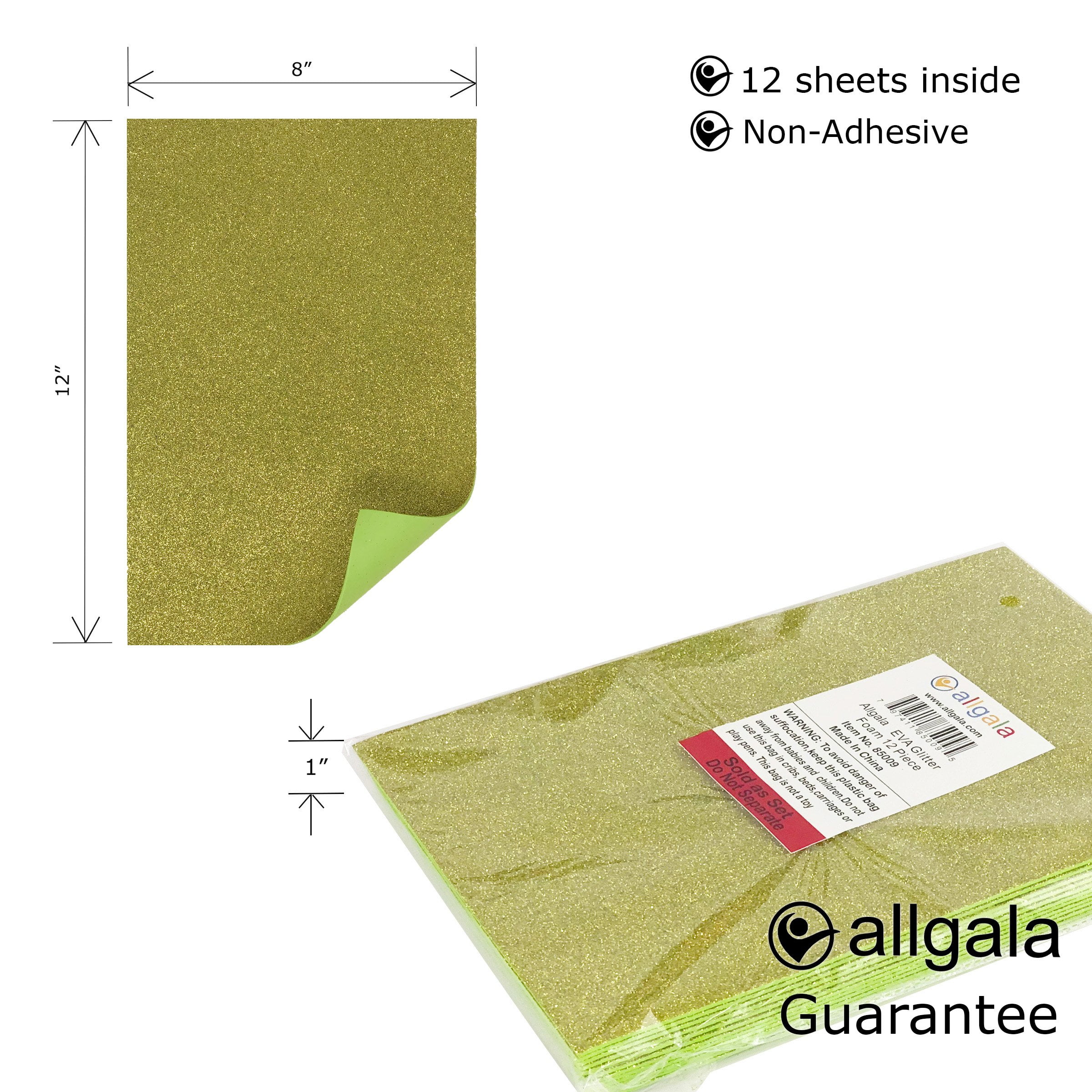 Feuilles adhésives brillantes Métalliques A5 (10pc) - Xcut Xtra's Adhesive  Glitter Sheets Metallics