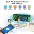 thumbnail image 4 of Amdohai eWeLink USB DC5V Wifi Switch Wireless Relay Module Smart Home Automation Modules Phone APP Remote Control Timer Switch Home Voice Control for Access Control System Inching/Self-Locking, 4 of 7
