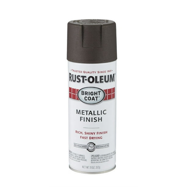 RustOleum Stops Rust Dark Bronze Bright Coat Metallic Spray 11 oz