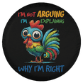 thumbnail image 2 of Lotusprinthandmade Funny Chicken Not Arguing Spare Tire Cover Without Backup Camera Hole 6 Sizes (29 in.), 2 of 7