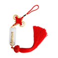 thumbnail image 2 of yotijay Buddha Guanyin Statue Hanging Ornament Buddhism Cars Pendant Red, 2 of 9