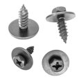 thumbnail image 2 of Mean Mug Auto 71315-98202A 30x M6.3-1.81 X 20mm (#14 x 25/32") Indented Hex Tapping Bolt With 20mm Washer Replaces OEM 11503412 Fits select: 1990-2021 FORD F150, 1999-2021 CHEVROLET SILVERADO, 2 of 7