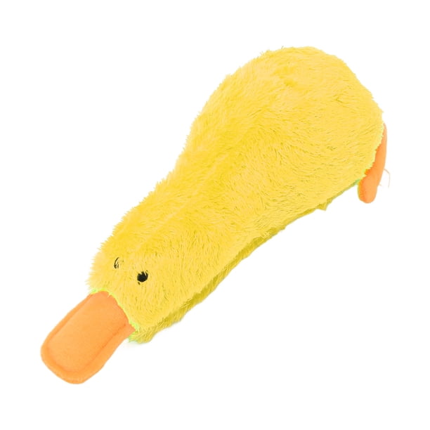 Lindo Pato Chirriante de Peluche para Perros, Juguete para masascas Mascotas, Salud, Juego Interactivo de Unión, Fácil de Limpiar, Tamaña Compacto, Juguetes para Perros