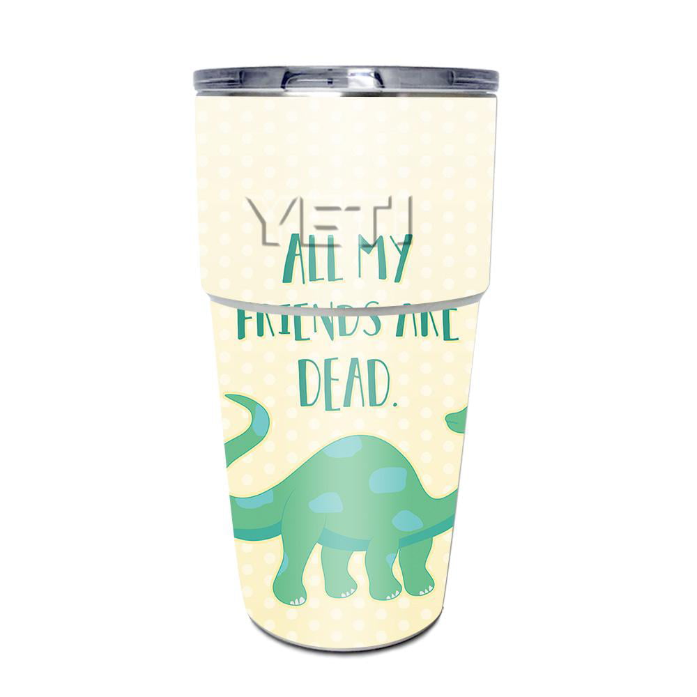 MightySkins Skin Compatible With Yeti Rambler 16 OZ Stackable Cup - Coffee  Understands Me, Protective Viny wrap, Easy to Apply