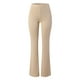 thumbnail image 2 of Pantalones de yoga acampanados con cintura alta elástica para mujer - Tejido acanalado, poliéster, largo completo, informal/deportivo - XS-XL, 2 of 3