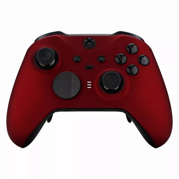 Soft Touch Red UN-MODDED Custom Controller Compatible with Xbox ONE Elite Series 2
