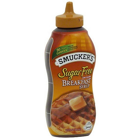 Smucker's Sugar Free Breakfast Syrup, 14.5 oz (Pack of 12)