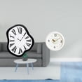 thumbnail image 2 of Reloj De Pared De Lujo Acrílico Con Diseño Redondo Distorsionado, Números Grandes, Silenciosos Y únicos. Ideal Para Decorar Escritorios, Tiendas, Hogares, Oficinas Y Estudios., 2 of 8