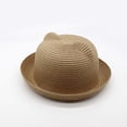 thumbnail image 6 of lanema Trendy for Sun Hat Parent-child Straw Hat Sunshade Hat for Cat Ears Fisherman Hat All-match for Outdoor Activitie, 6 of 20