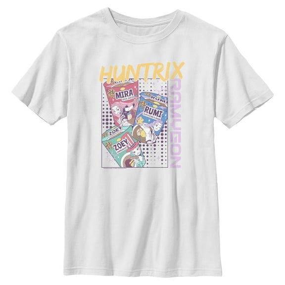 Boys KPop Demon Hunters Huntrix Instant Ramyeon T Shirt