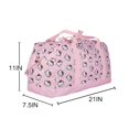 thumbnail image 4 of Bolsa de lona Bioworld Hello Kitty Pink Character Face 21L, 4 of 7