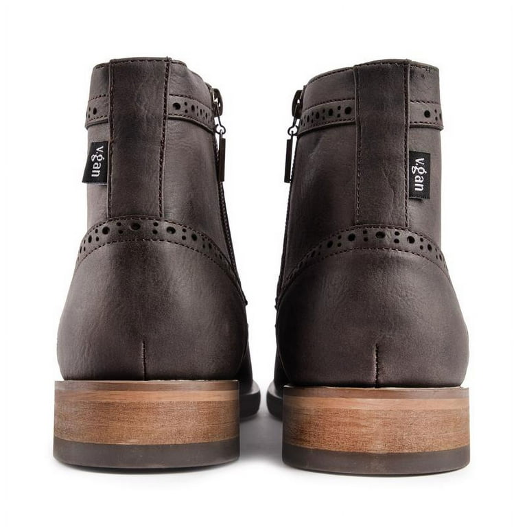 Vegan brogue boots sale