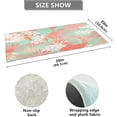 thumbnail image 3 of Palm Flowers Area Rug, Anti Fatigue Large Floor Mat, Soft Absorbent Washable Plush Carpet with Non-Slip Rubber Back for Entryway, Bedroom, Sink, Kitchen, Bathroom, 39"x 20", 3 of 7