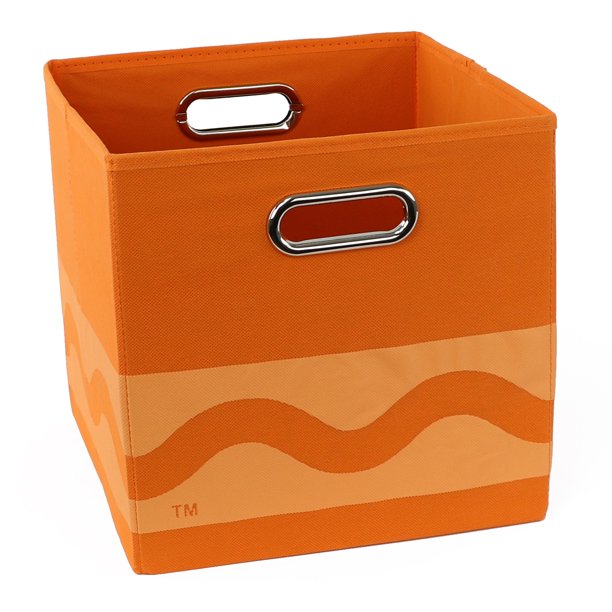 Crayola Tone Serpentine Orange Storage Bin