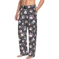 thumbnail image 6 of Sikiie Colorful Paws Of Dog Pajama Pants Men, PJ Bottoms, Sleep & Lounge Pants-Large, 6 of 6