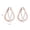 H, variant on Yoursfs Filigree Teardrop Leverback Dangle Earrings for Women 18K Gold Plated Hypoallergenic Piercing Earrings for Wedding Prom Jewelry